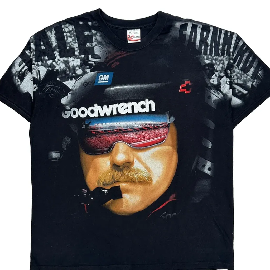 Goodwrench Chase Authentics Nascar T-Shirt - 2XL Black Cotton - Image 5