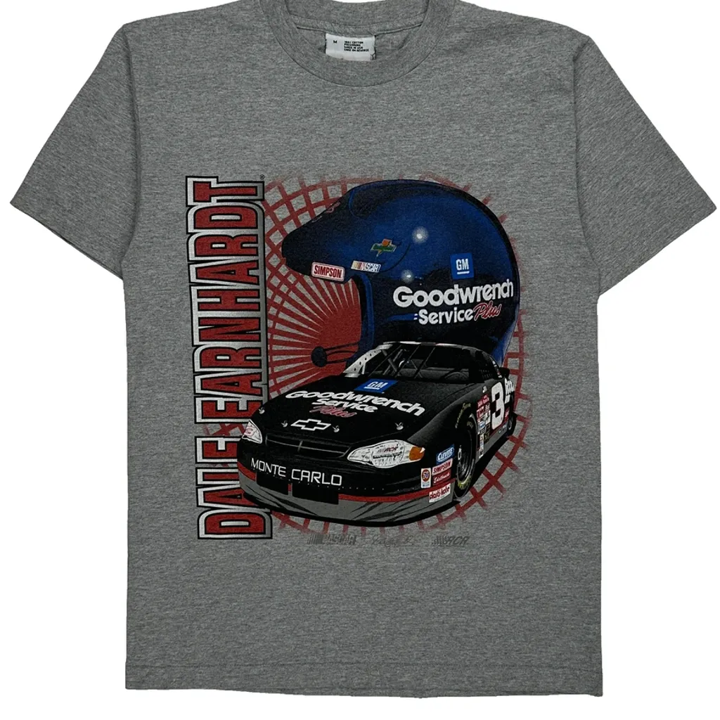 Goodwrench Service Plus Competitors View Nascar T-Shirt - Medium Grey Cotton - Image 4