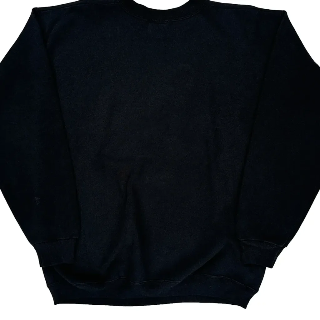 Goofy Character Disney Cartoon Sweatshirt - Medium Black Cotton Blend - Image 6