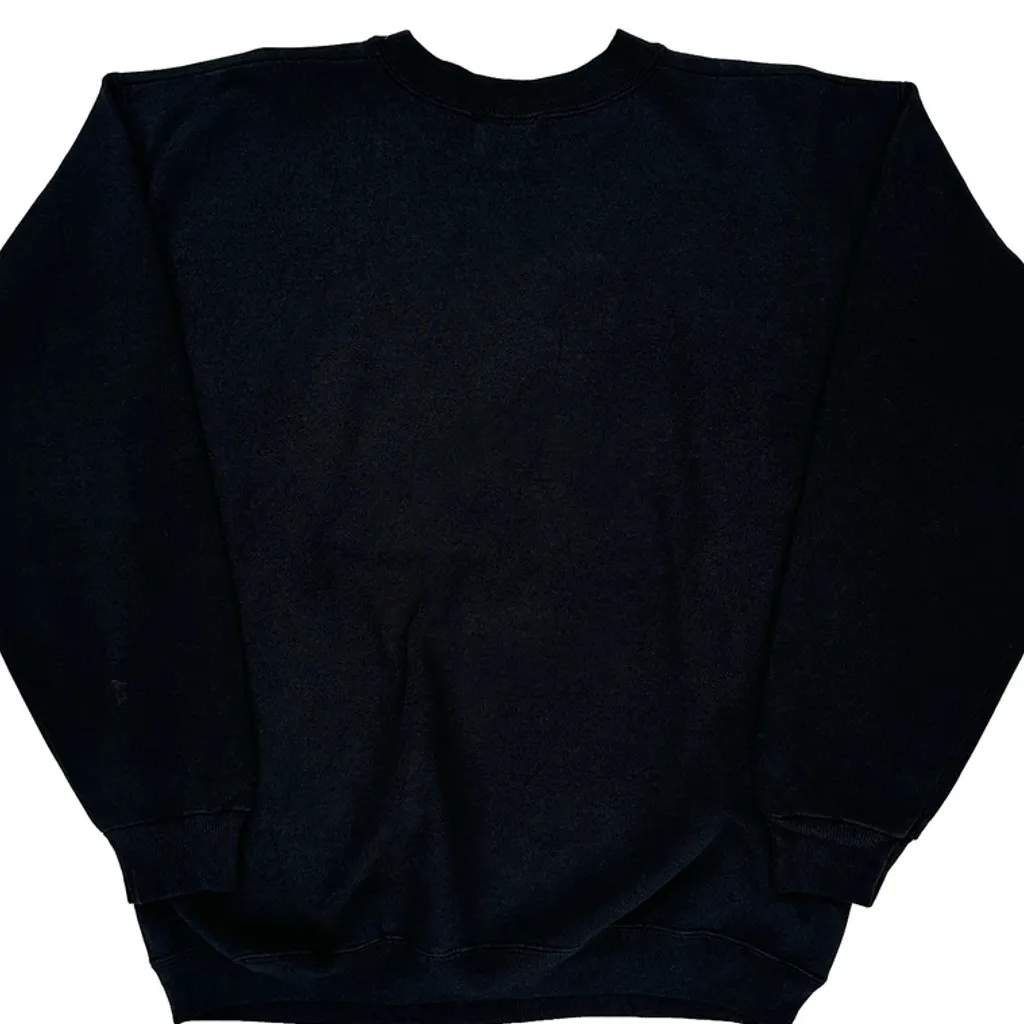 Goofy Character Disney Cartoon Sweatshirt - Medium Black Cotton Blend - Image 7