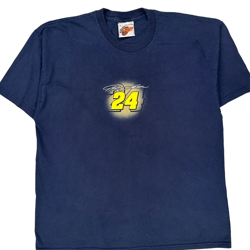 Gordon 24 Winners Circle Nascar T-Shirt - XL Blue Cotton - Image 5
