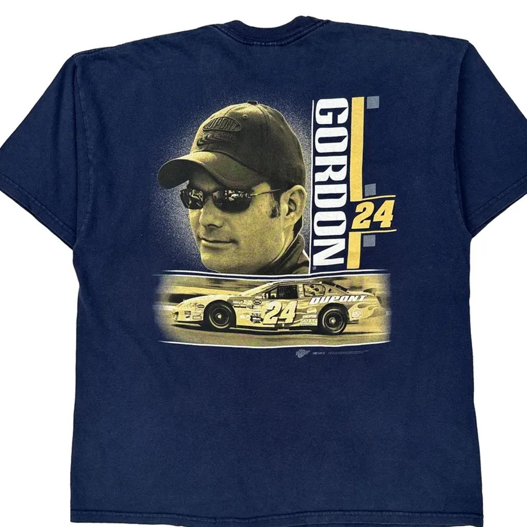 Gordon 24 Winners Circle Nascar T-Shirt - XL Blue Cotton - Image 7