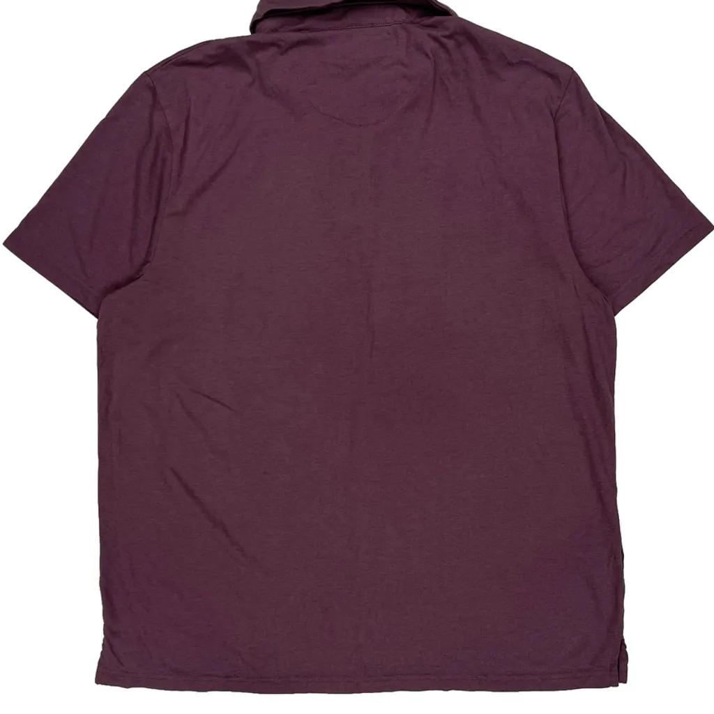 Grand Slam Polo Shirt - 2XL Purple Cotton - Image 6