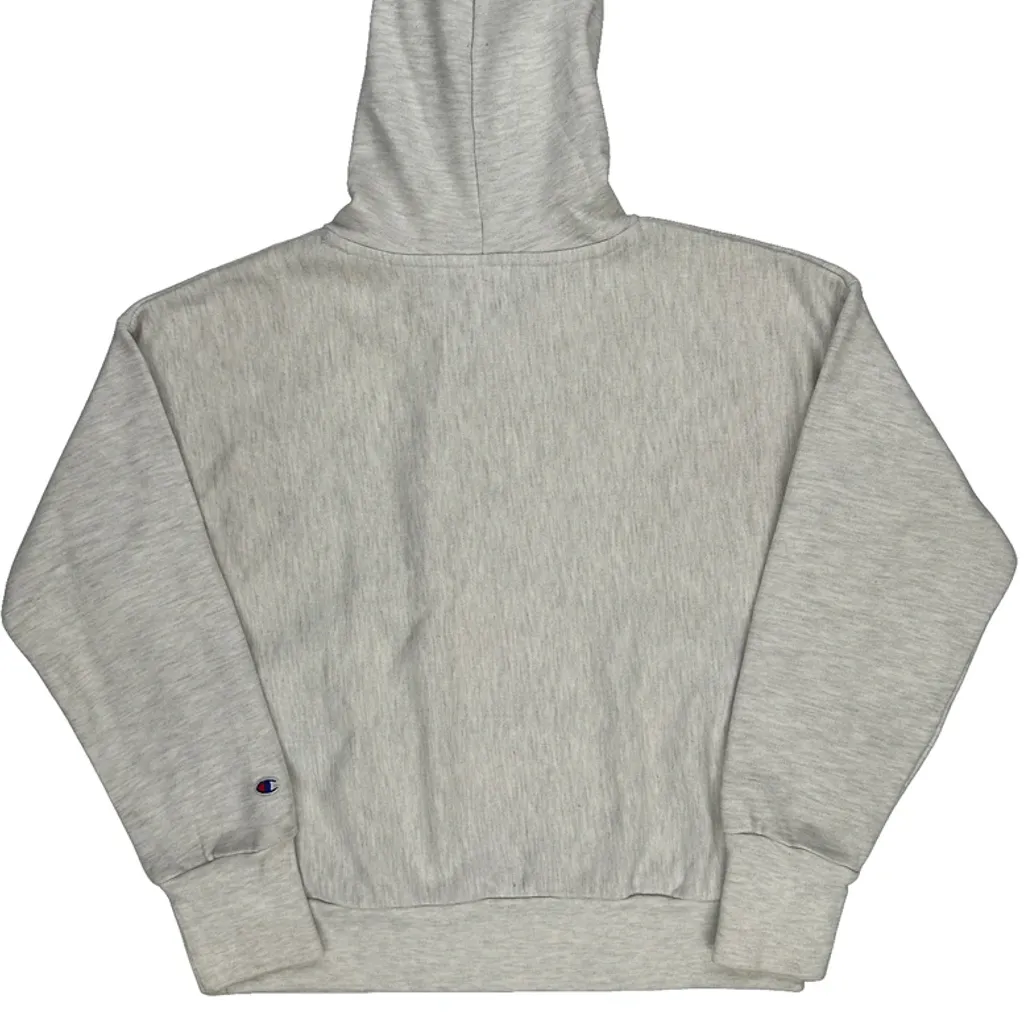 Grand Valley State Lakers Champion College Hoodie - Medium Grey Cotton Blend - Image 7