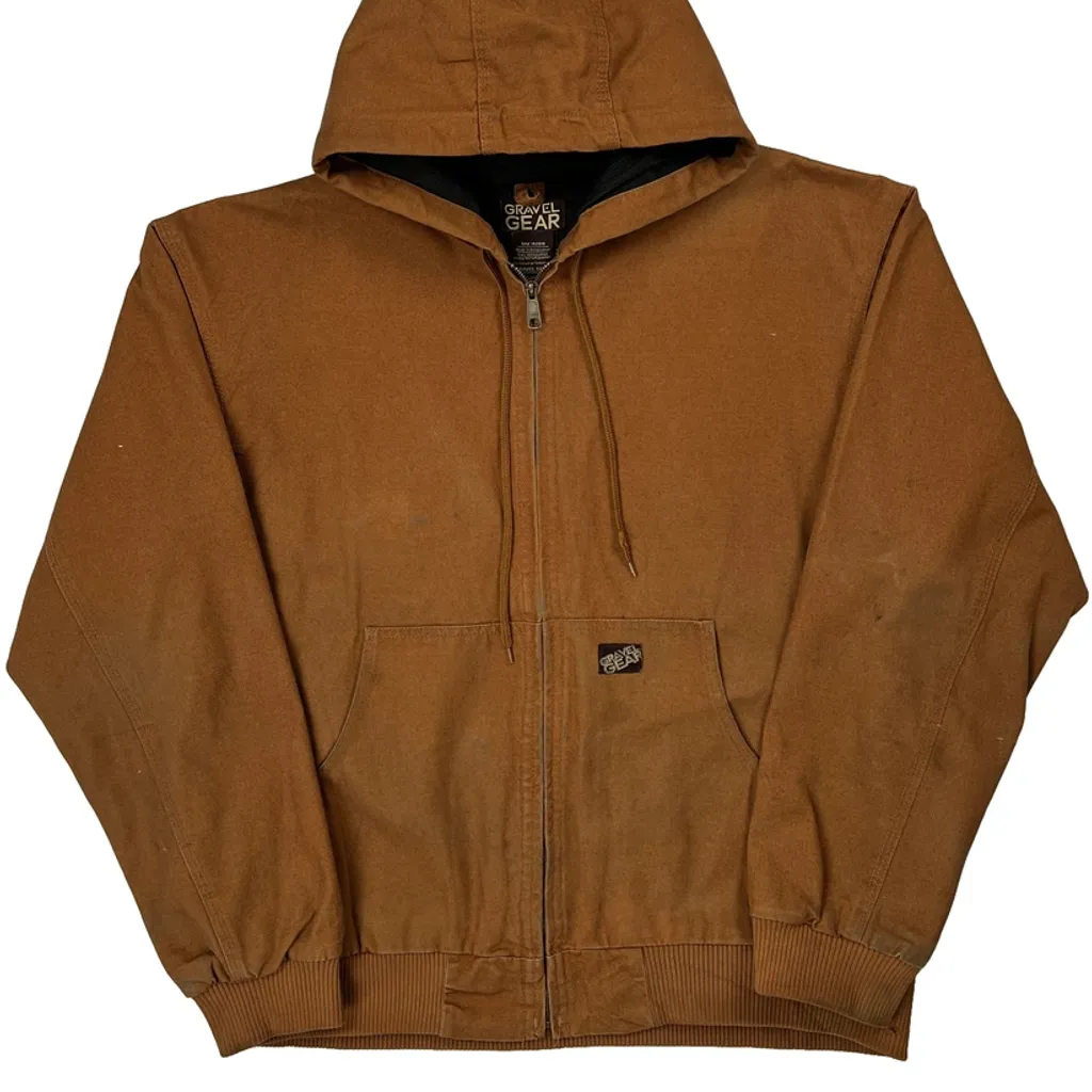 Gravel Gear Workwear Jacket - Large Brown Cotton - Image 5