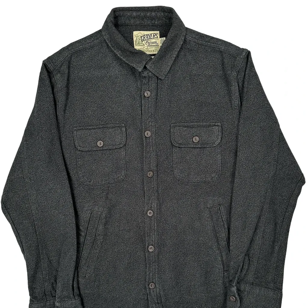 Grayers Shirt - XL Gray Cotton - Image 5