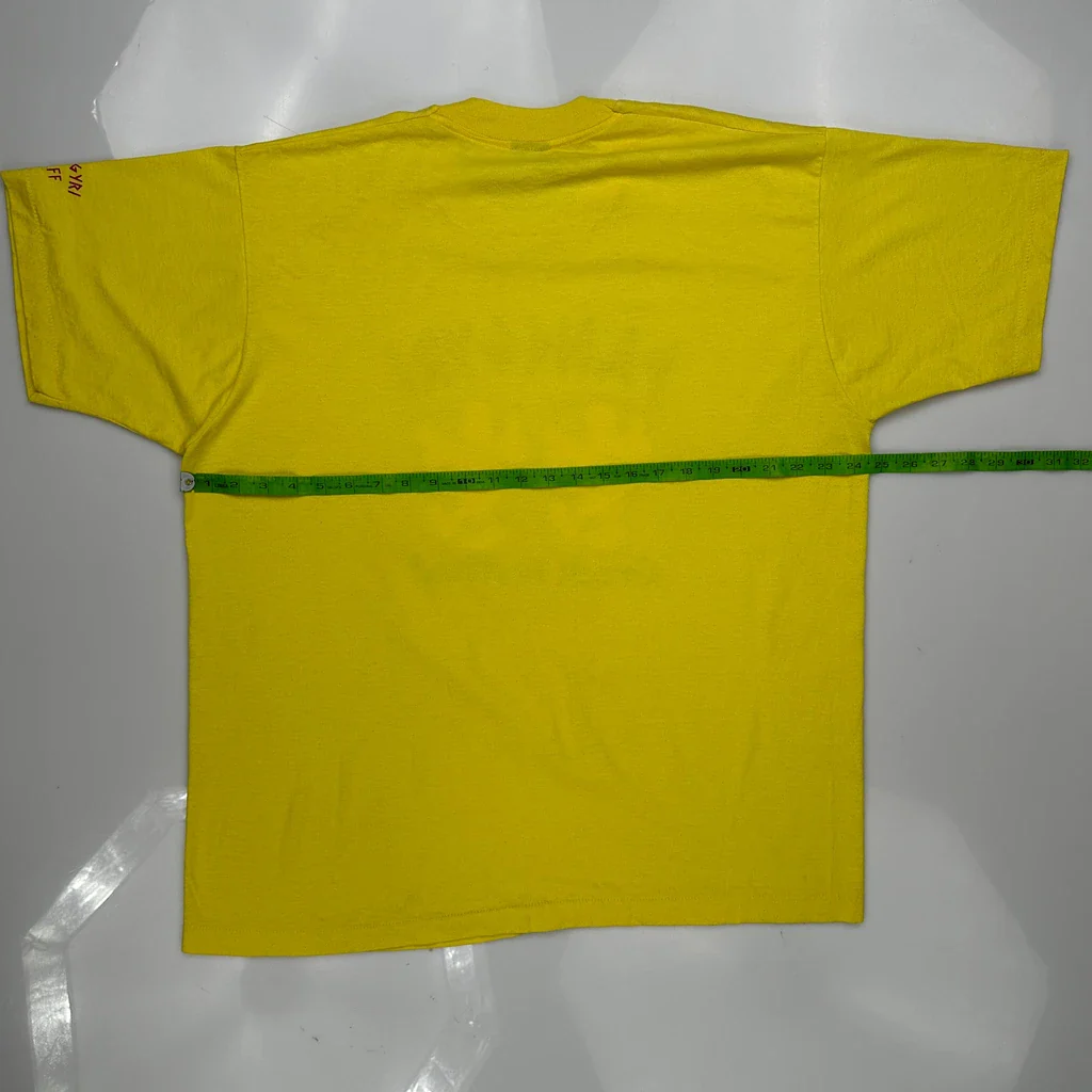 Greek Festival Unbranded Single Stitch T-Shirt - 2XL Yellow Cotton - Image 5