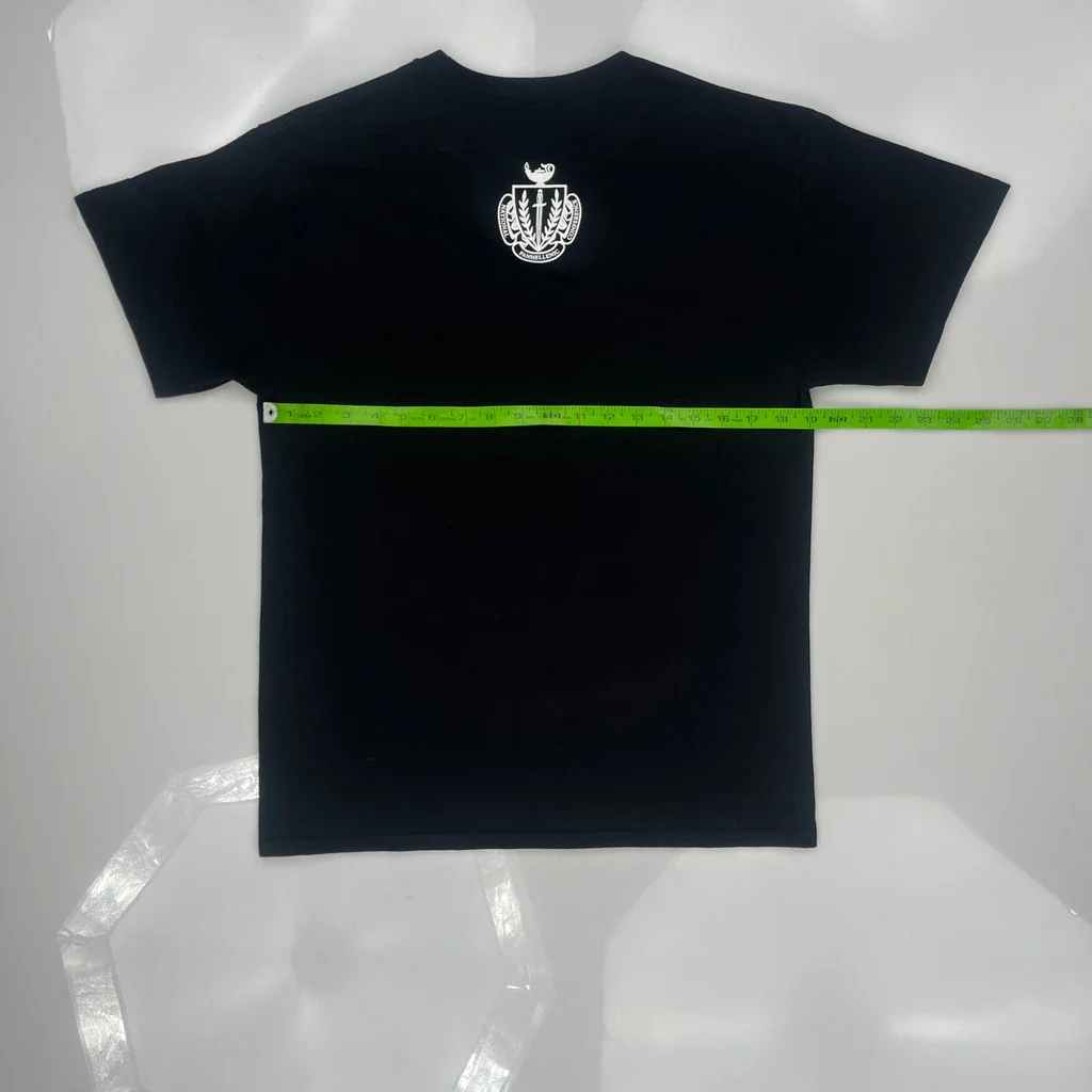 Greek Week Nascar Graphic T-Shirt - Small Black Cotton - Image 3