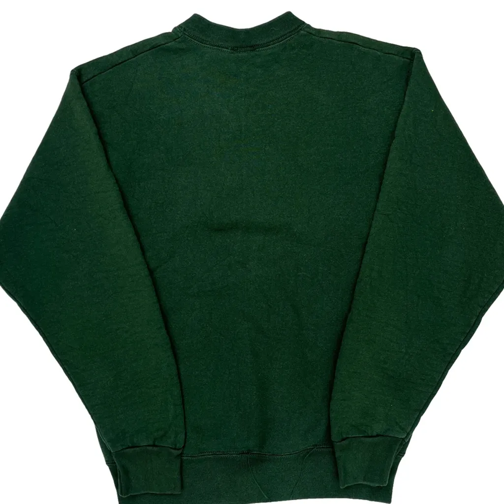 Green Bay Packers 42 Her Football Sweatshirt - Medium Green Cotton - Image 6