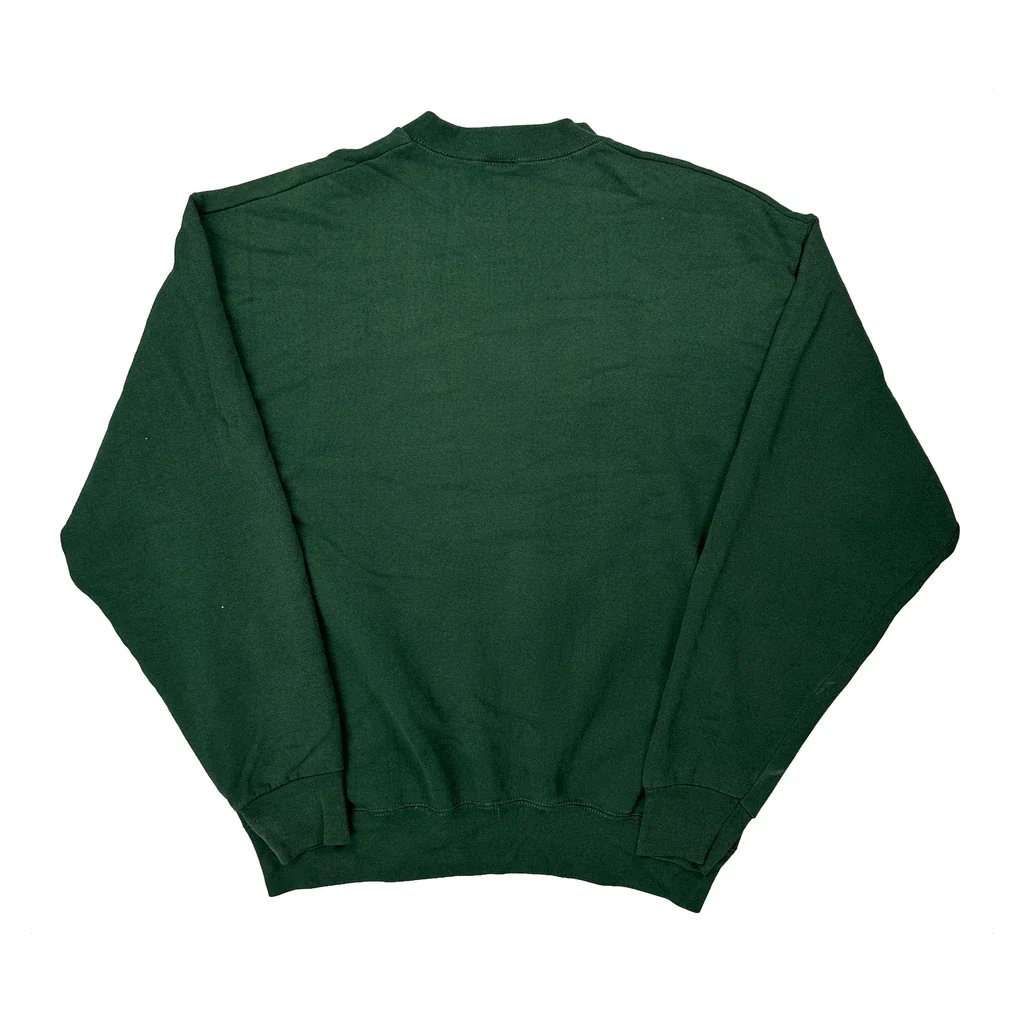 Green Bay Packers Artex Football Sweatshirt - XL Green Cotton - Image 2