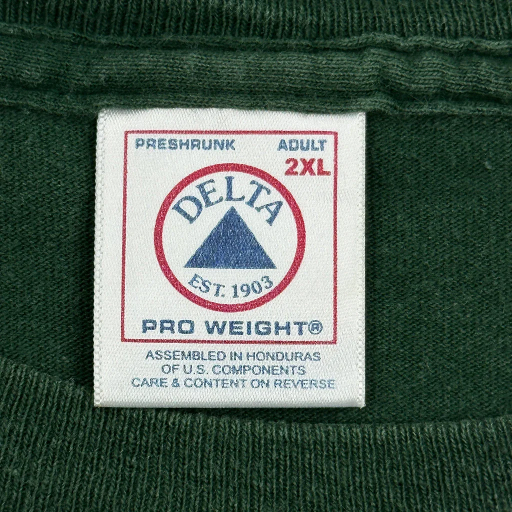 Green Bay Packers Delta Nfl T-Shirt - 2XL Green Cotton - Image 3