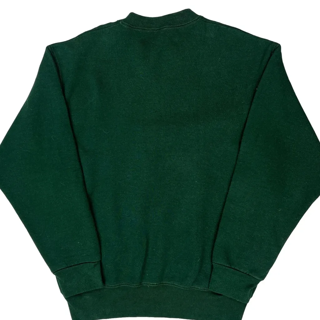 Green Bay Packers Fruit Of The Loom Football Sweatshirt - Medium Green Cotton Blend - Image 6