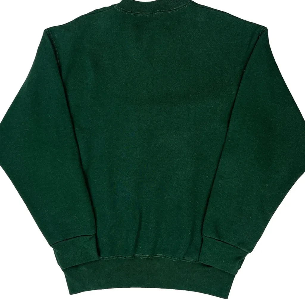 Green Bay Packers Fruit Of The Loom Football Sweatshirt - Medium Green Cotton Blend - Image 7