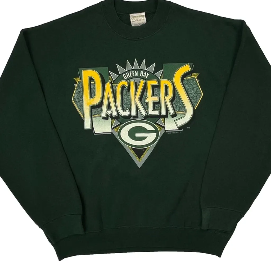 Green Bay Packers Grand Sport Football Sweatshirt - XL Green Cotton Blend - Image 5