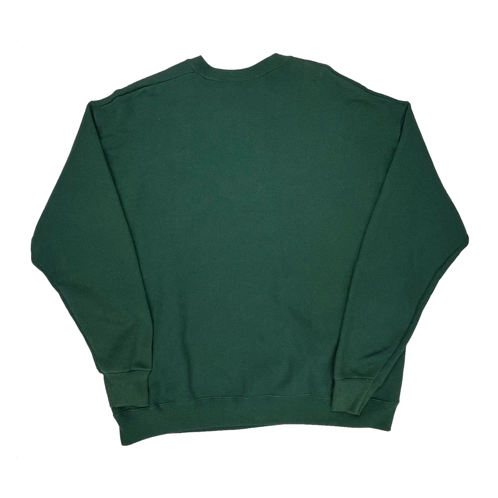 Green Bay Packers Lee Sport Football Sweatshirt - XL Green Cotton - Image 2