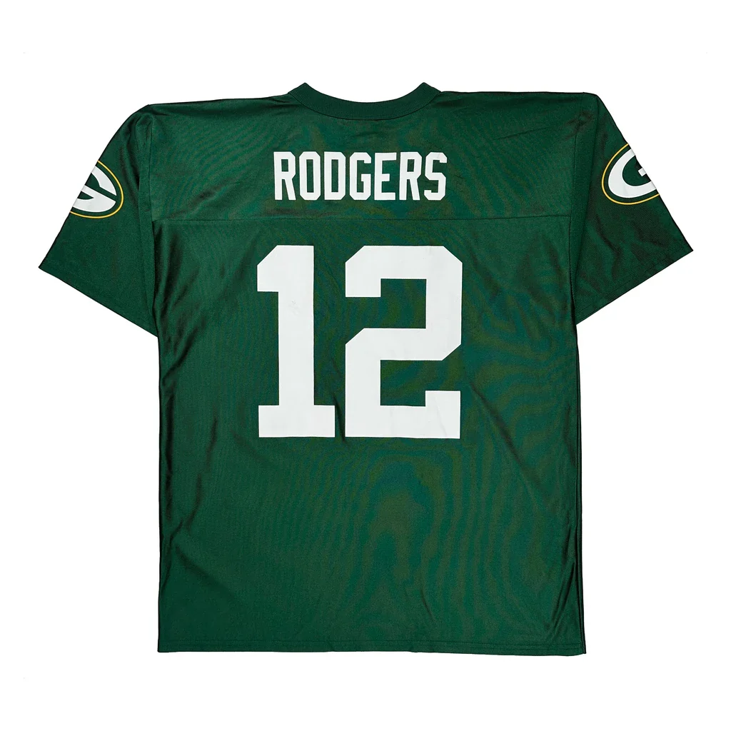 Green Bay Packers N.F.L. Team Apparel Football Jersey - Large Green Polyester - Image 2