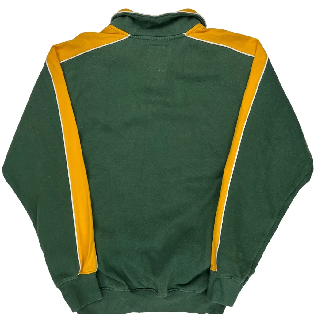 Green Bay Packers Nfl Football 1/4 Zip - Medium Green Cotton - Image 6