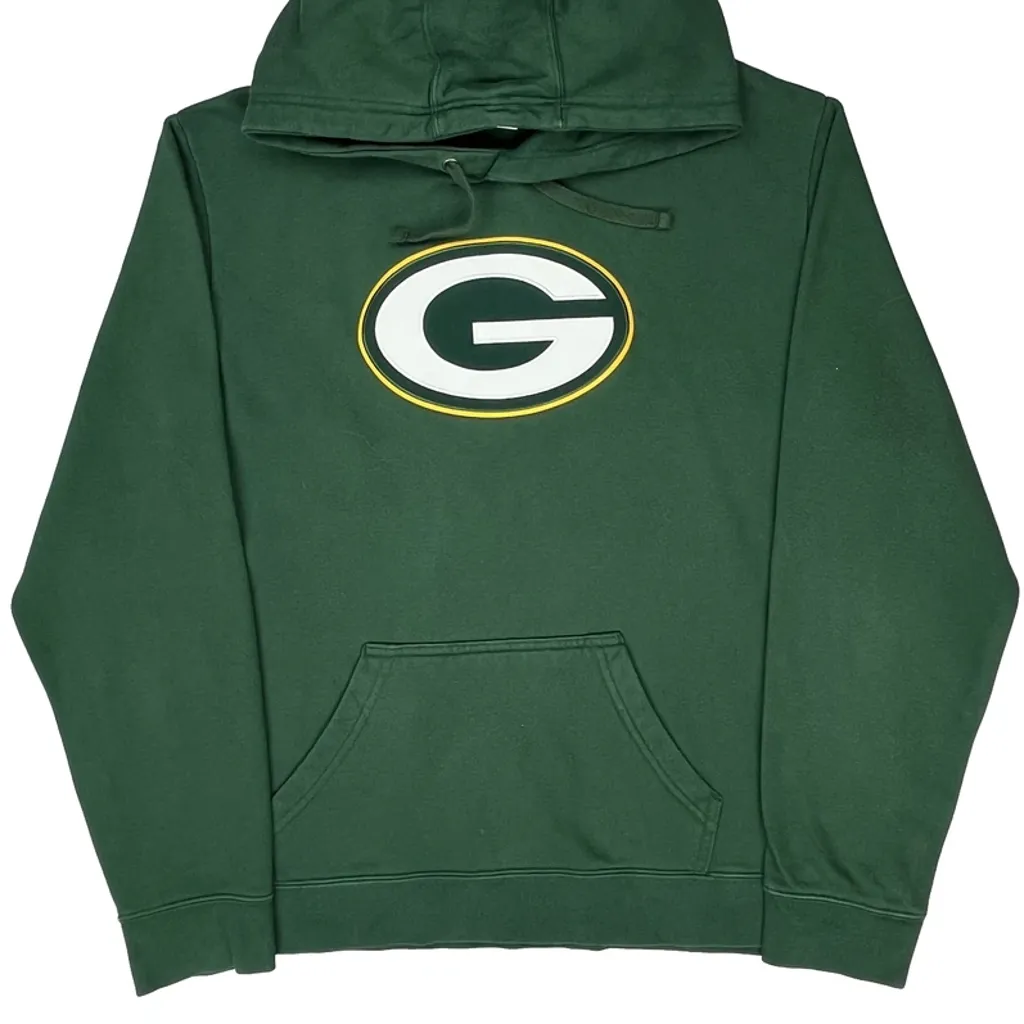 Green Bay Packers Nfl Hoodie - XL Green Cotton - Image 4