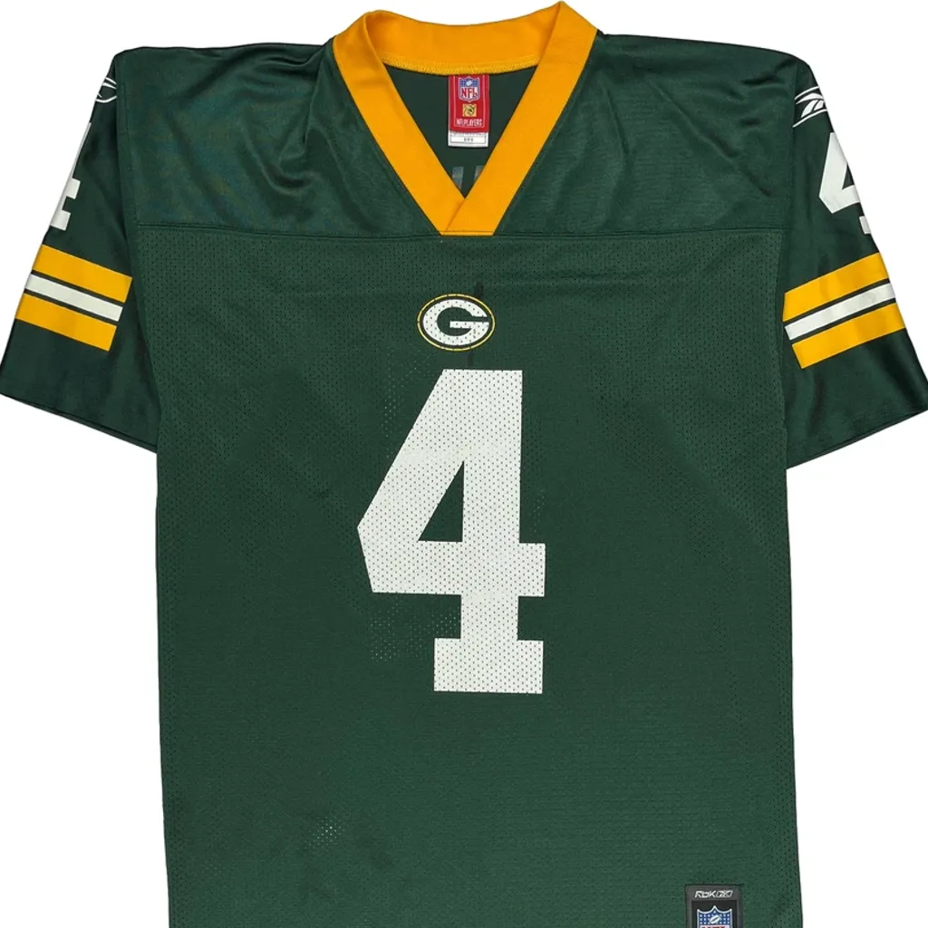 Green Bay Packers Nfl Football Jersey - Medium Green Polyester - Image 4