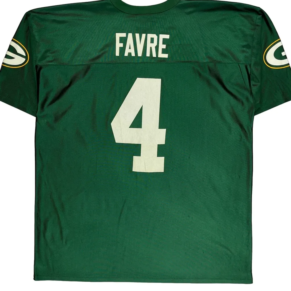 Green Bay Packers Nfl Football Jersey - XL Green Polyester - Image 6