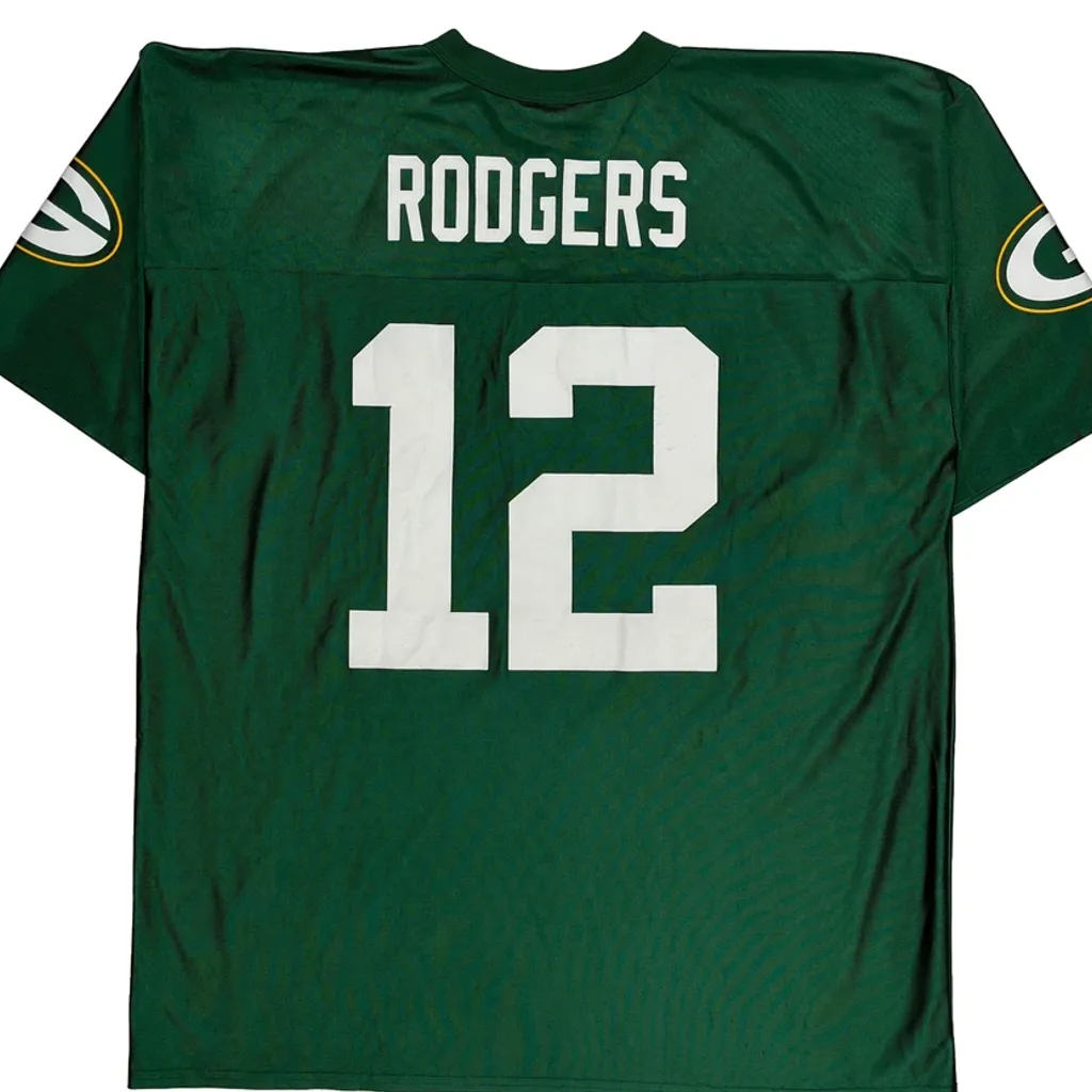 Green Bay Packers Nfl Football Jersey - XL Green Polyester - Image 6