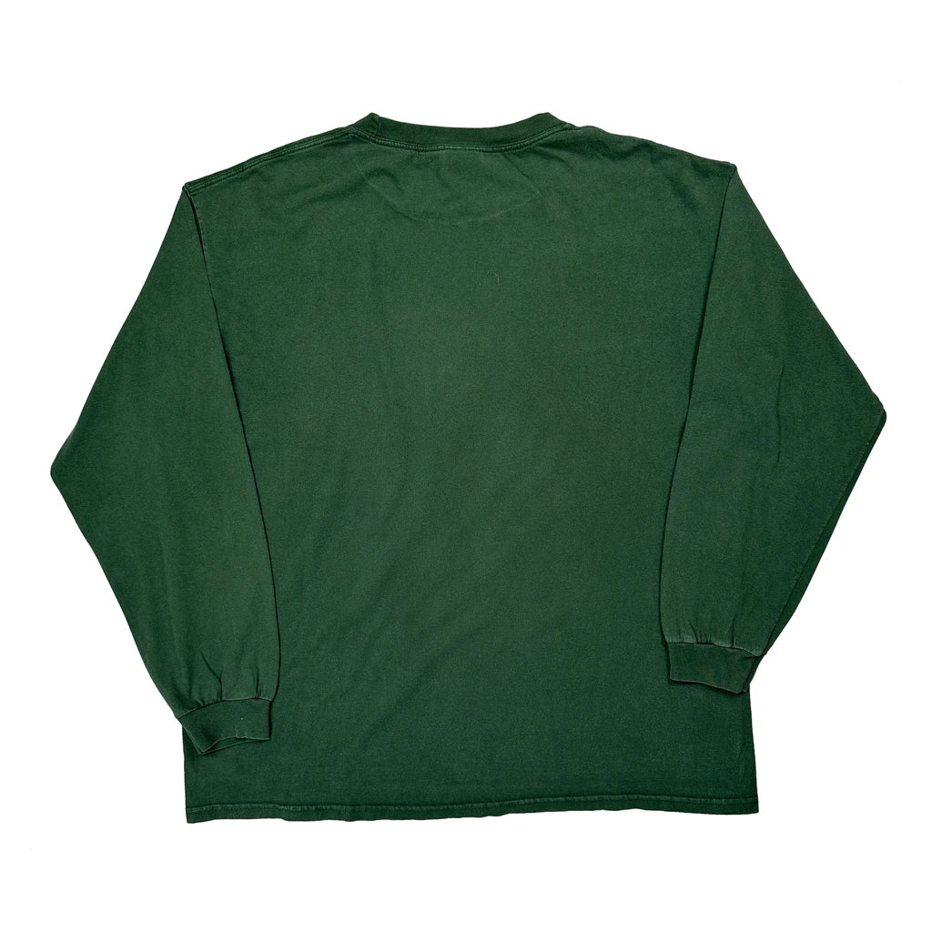 Green Bay Packers Nfl Long Sleeve T-Shirt - XL Green Cotton - Image 2