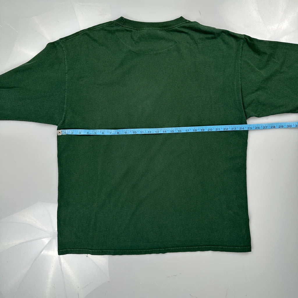 Green Bay Packers Nfl Long Sleeve T-Shirt - XL Green Cotton - Image 3