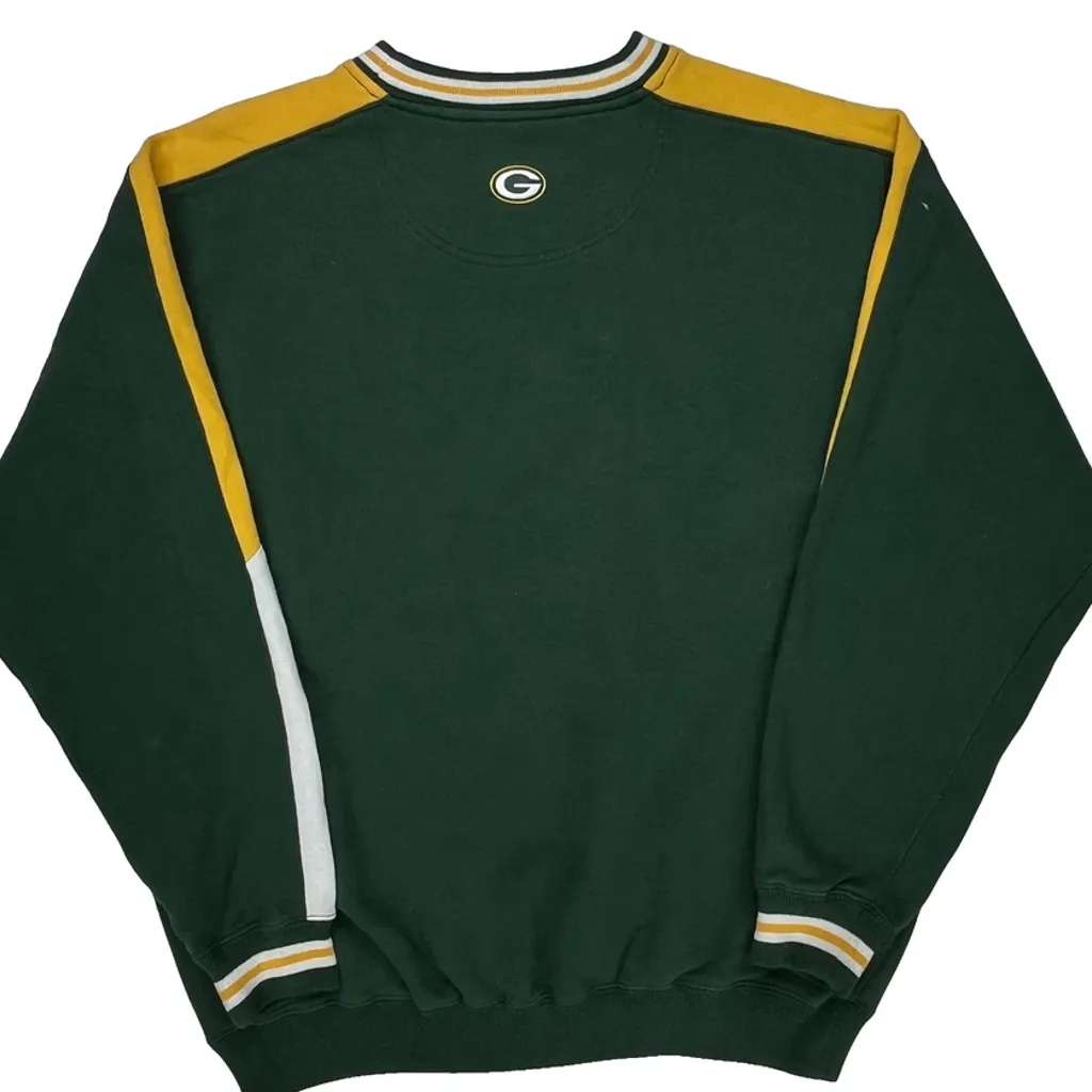 Green Bay Packers Nfl Football Sweatshirt - Medium Green Cotton - Image 7