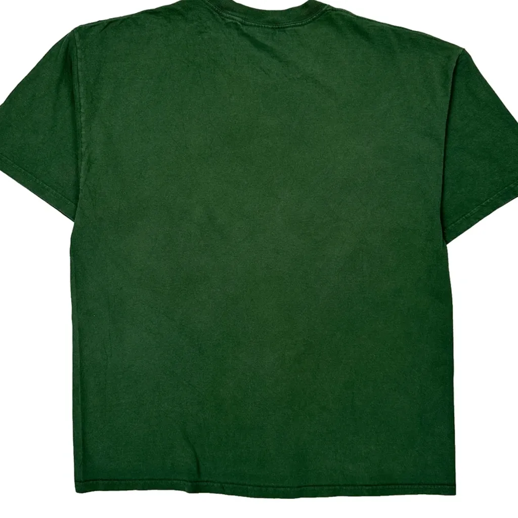 Green Bay Packers Port & Company Football T-Shirt - XL Green Cotton - Image 6