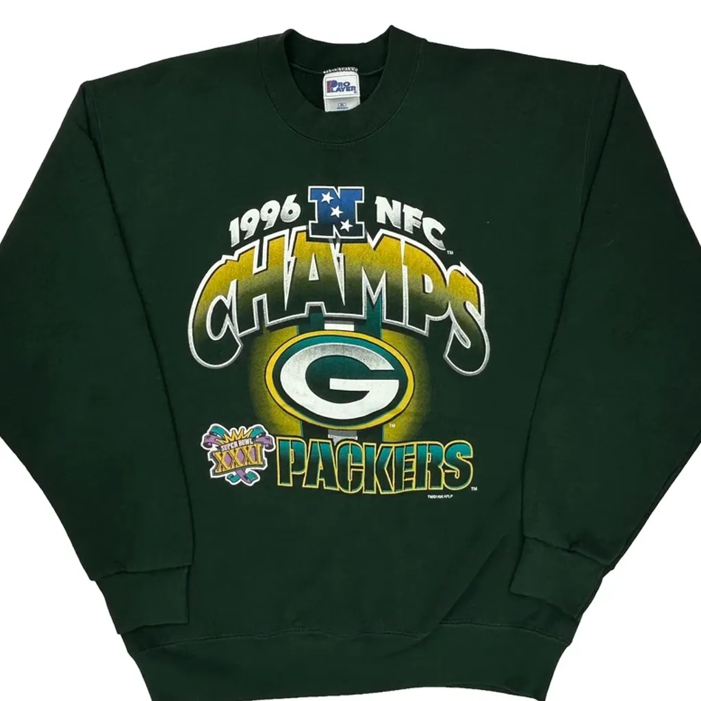 Green Bay Packers Pro Player Graphic Sweatshirt - XL Green Cotton Blend - Image 4