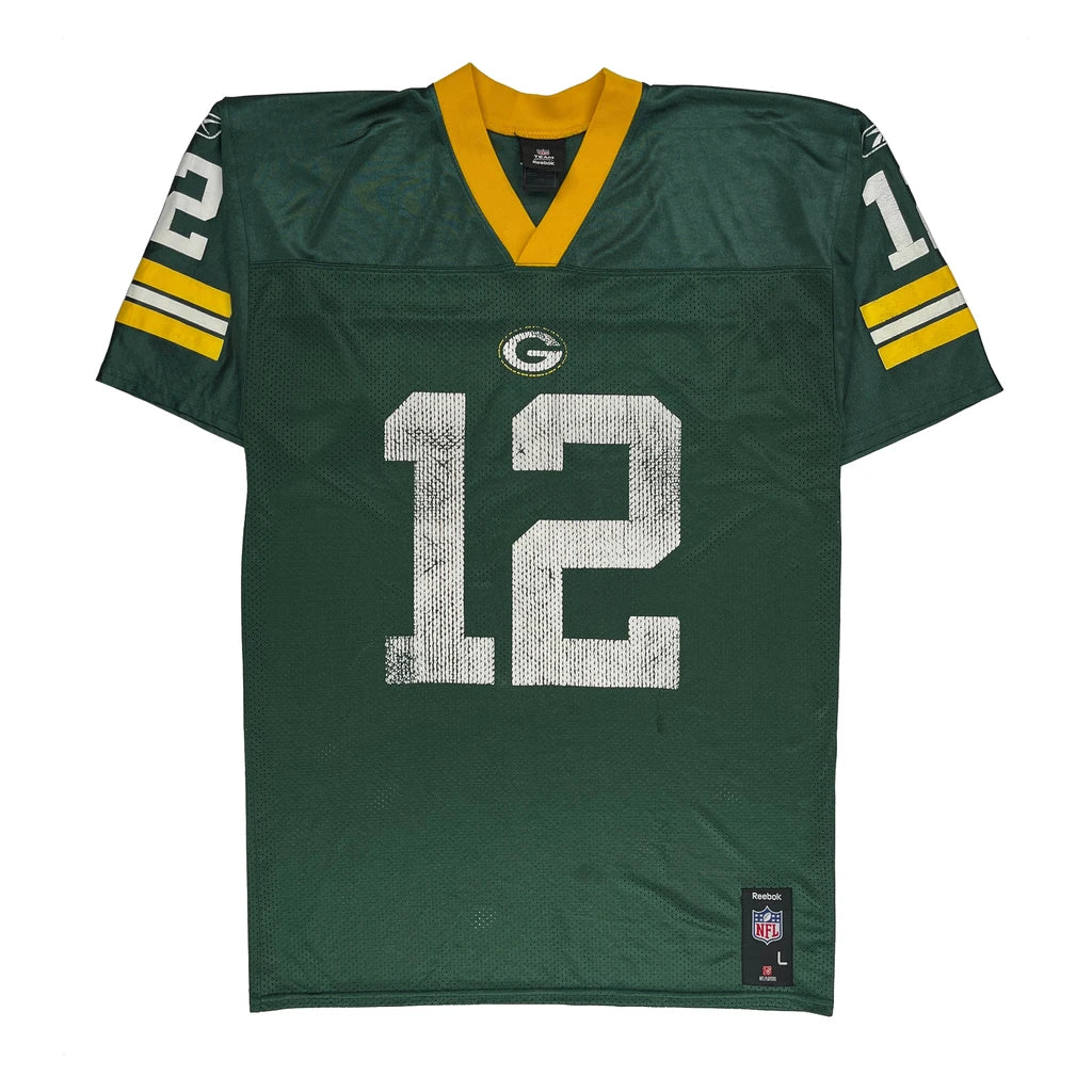Green Bay Packers Reebok Football Jersey - Large Green Polyester