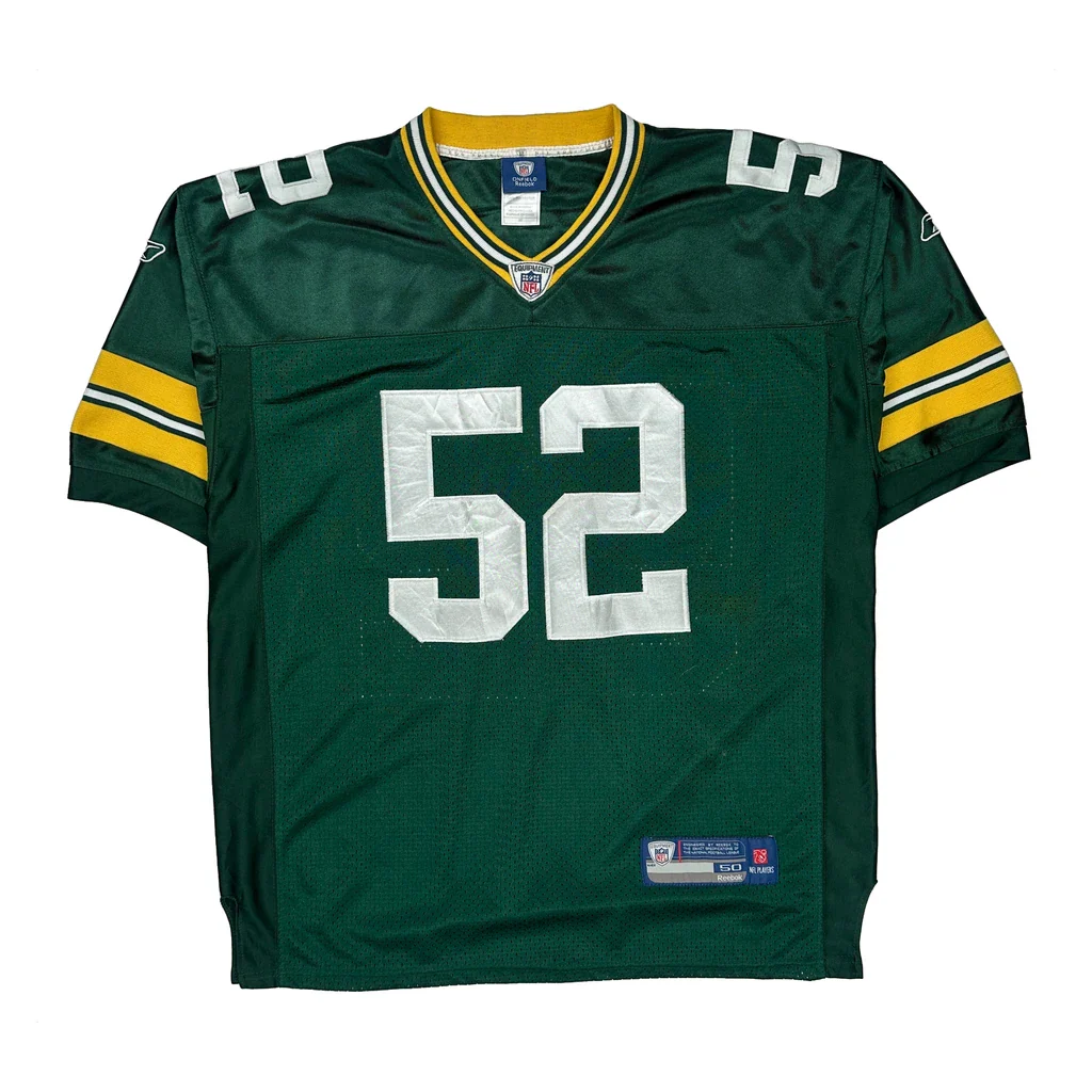 Green Bay Packers Reebok Nfl Jersey - XL Green Polyester