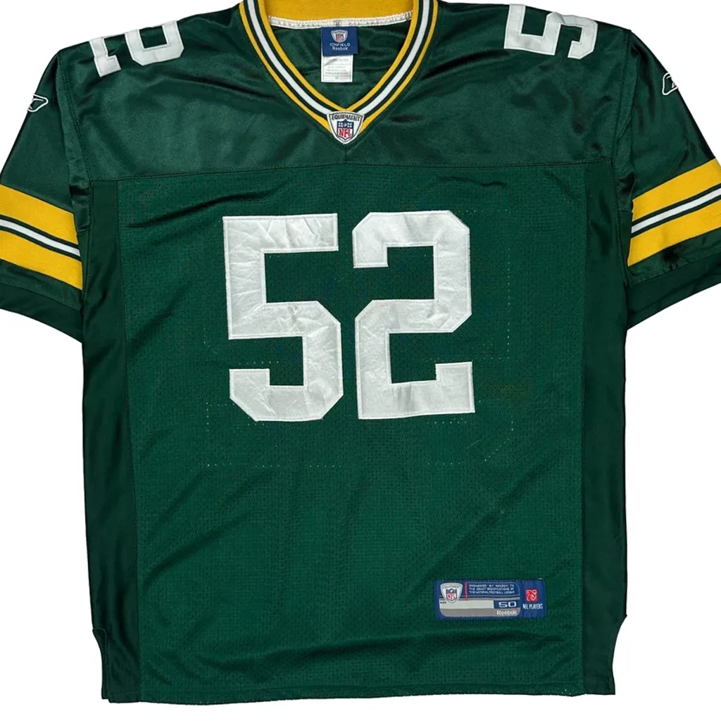 Green Bay Packers Reebok Nfl Jersey - XL Green Polyester - Image 4