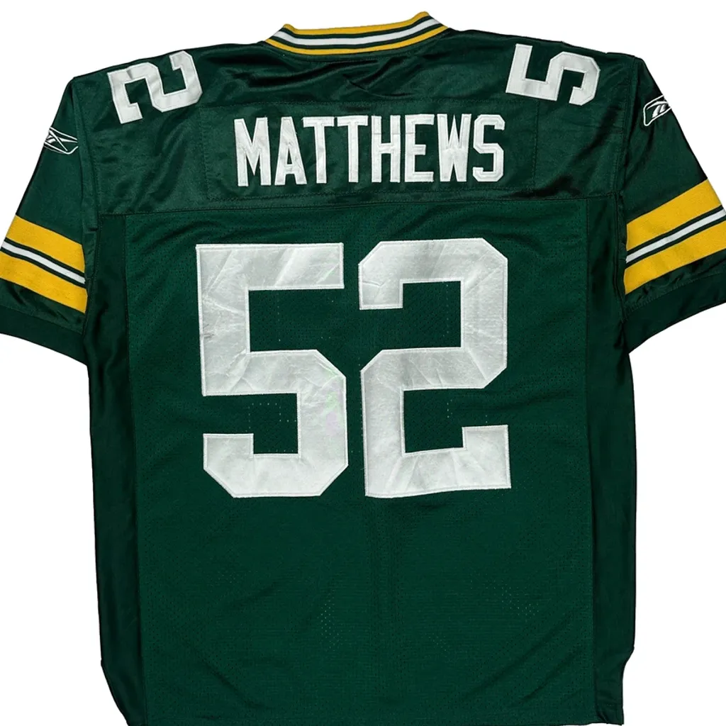 Green Bay Packers Reebok Nfl Jersey - XL Green Polyester - Image 6