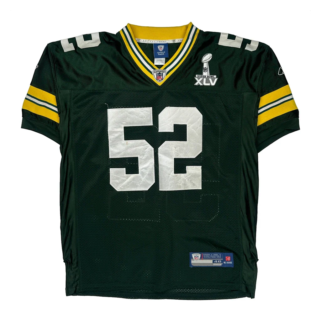 Green Bay Packers Reebok Nfl Jersey - XL Green Polyester