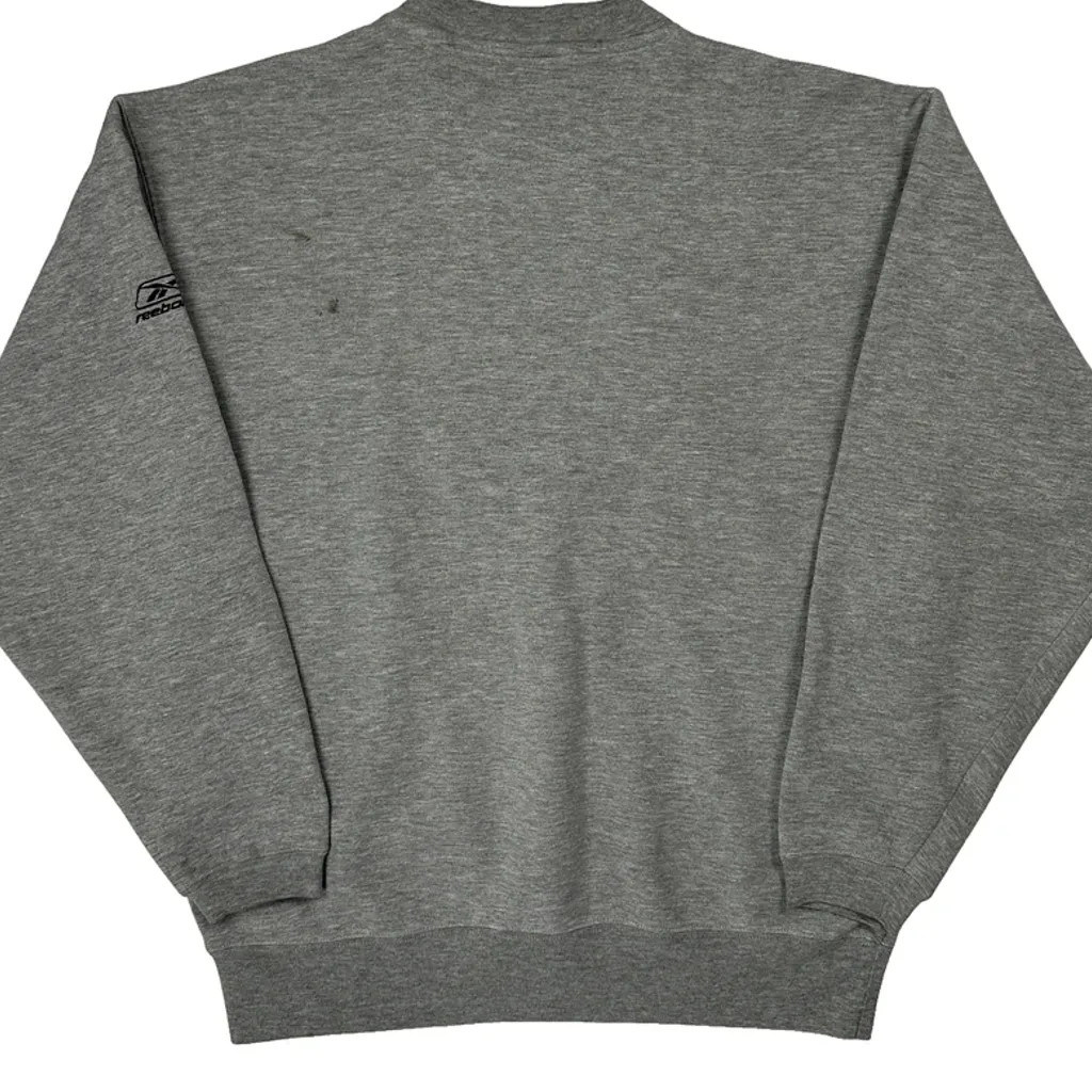 Green Bay Packers Reebok Nfl Sweatshirt - Large Grey Cotton - Image 6