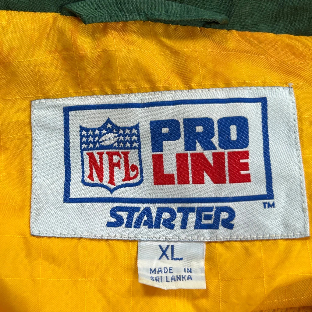 Green Bay Packers Starter Nfl Windbreaker - XL Green Polyester - Image 3