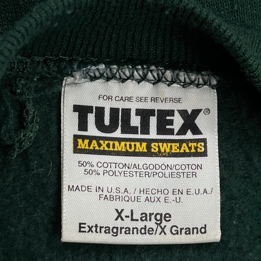 Green Bay Packers Tultex Graphic Sweatshirt - XL Green Cotton Blend - Image 3