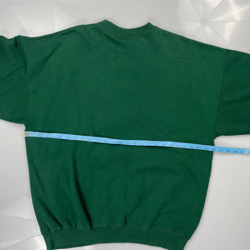 Green Bay Packers Unbranded Football Sweatshirt - Large Green Cotton - Image 3
