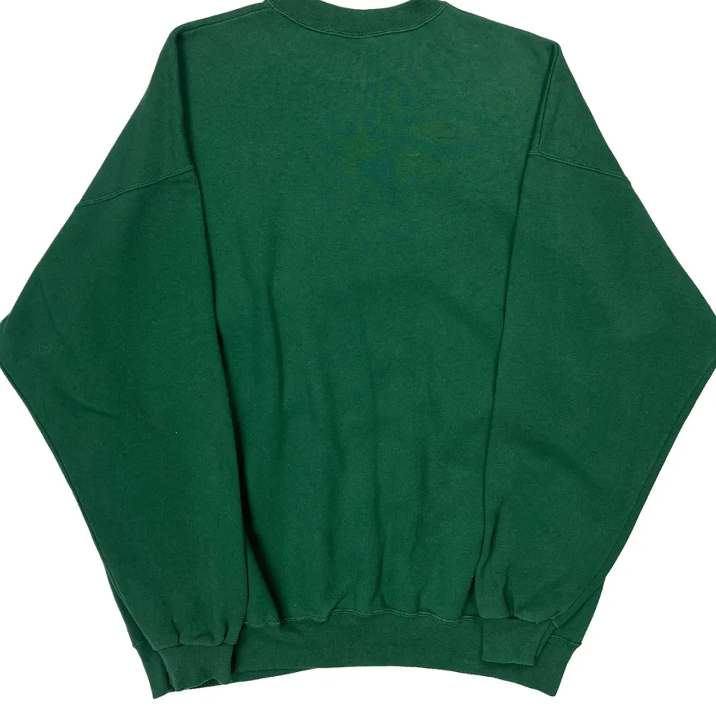 Green Bay Packers Unbranded Football Sweatshirt - Large Green Cotton - Image 7