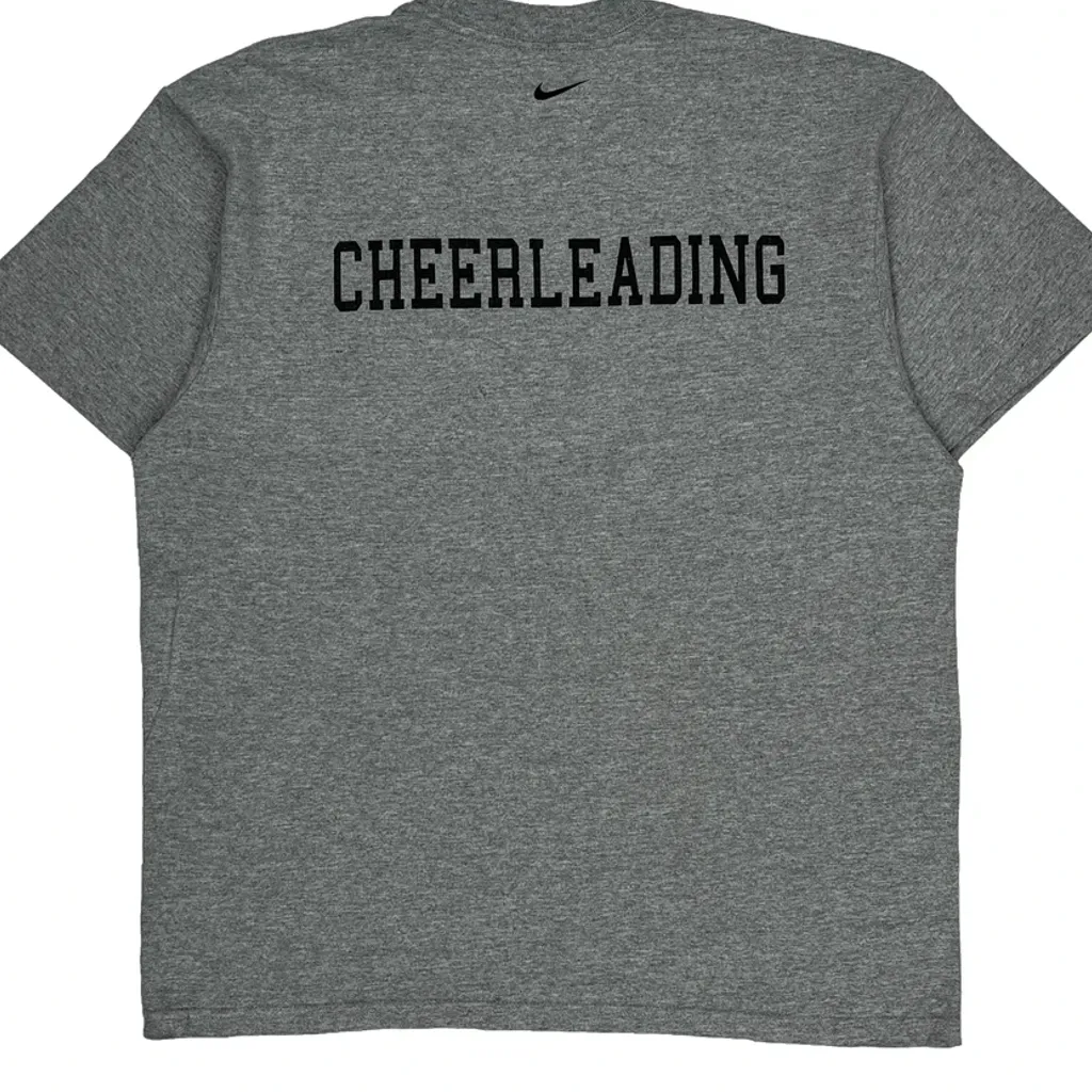 Greensboro Day School Athletics Nike College T-Shirt - Medium Grey Cotton - Image 6