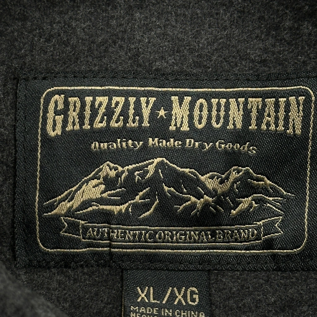 Grizzly Mountain Shirt - XL Gray Cotton Blend - Image 3