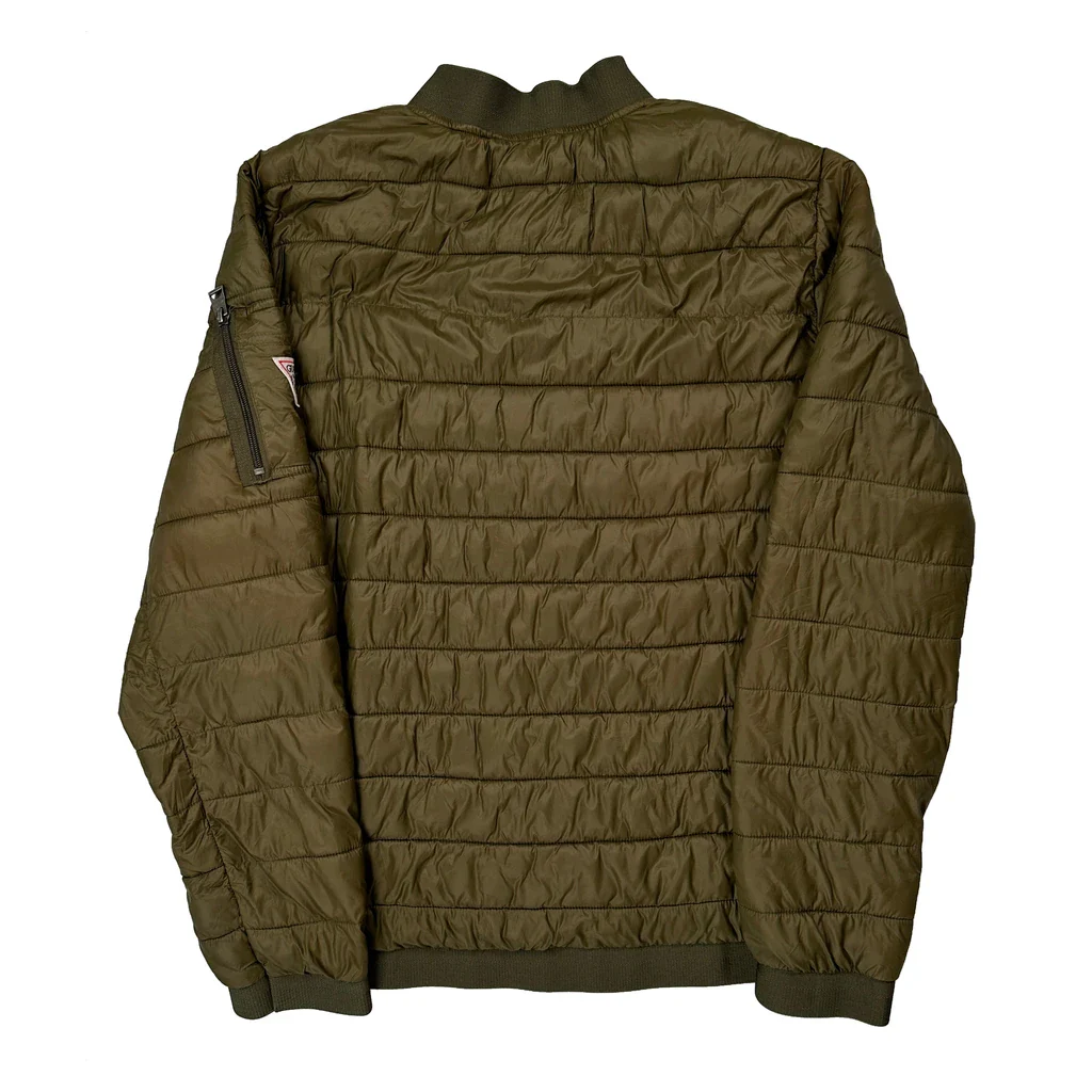 Guess Bomber Jacket - XL Green Polyester - Image 2