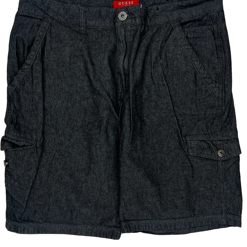 Guess Cargo Shorts - 34W 11L Gray Cotton - Image 9