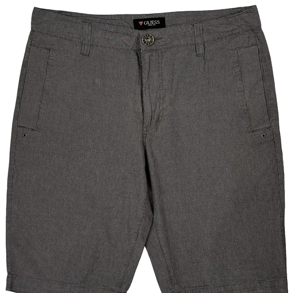 Guess Chino Shorts - 34W 10L Grey Cotton Blend - Image 10