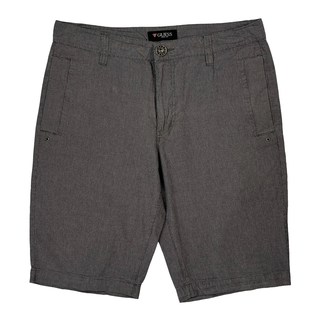 Guess Chino Shorts - 34W 10L Grey Cotton Blend - Image 2