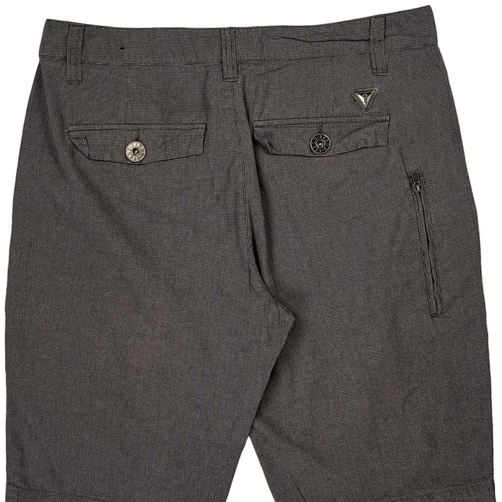 Guess Chino Shorts - 34W 10L Grey Cotton Blend - Image 7
