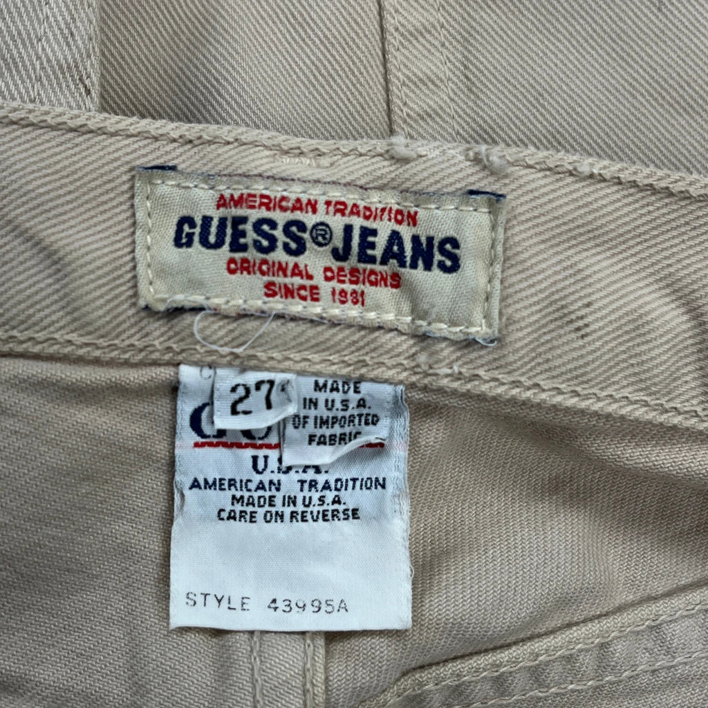 Guess Chino Shorts - 26W UK 6 Beige Cotton - Image 5