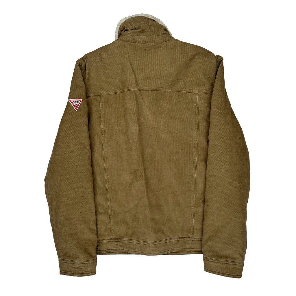 Guess Cord Jacket - Large Brown Corduroy - Image 2