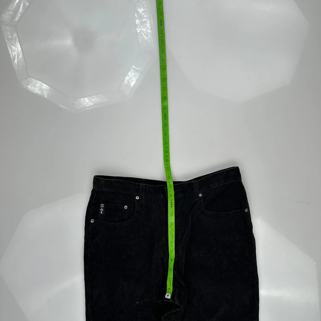 Guess Cord Pants - 32″ Waist Black Cotton Blend - Image 4
